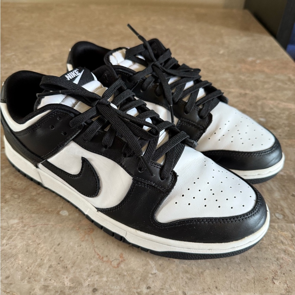 Nike Dunk low Retro panda Black-white 2021  color_Black men's size 13 no box